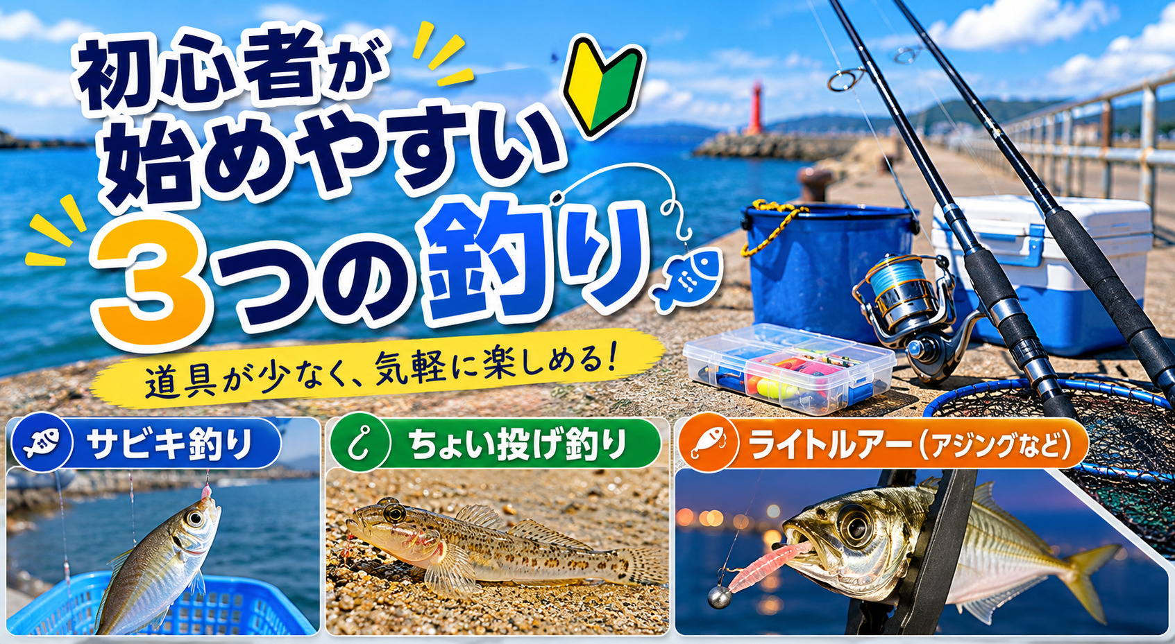初心者釣り